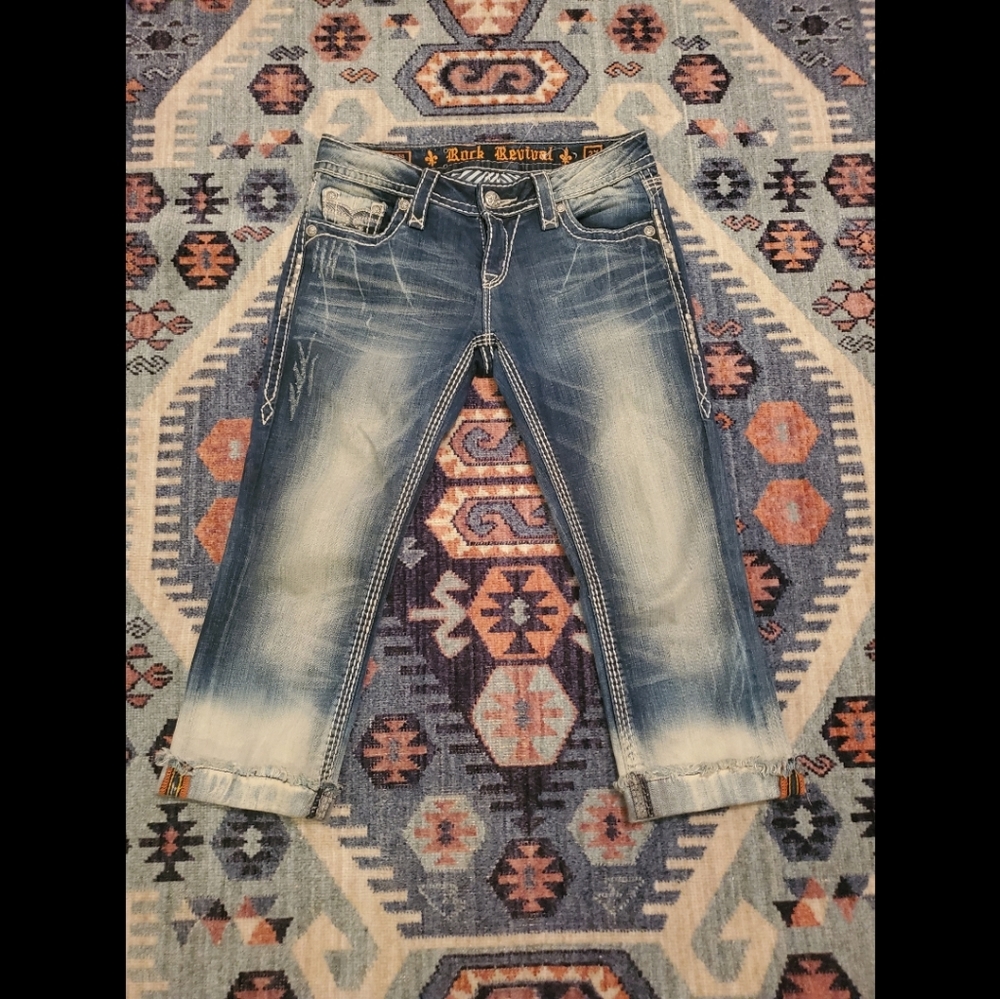 Rock Revival Capris